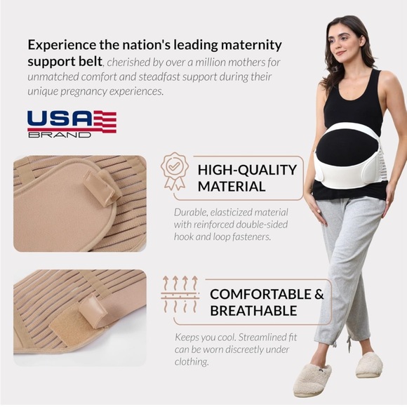 NeoTech Care Pregnancy Support Maternity Belt, Waist/Back/Abdomen Band - Picture 4 of 8